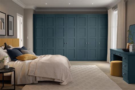 blue wall wardrobe uk.